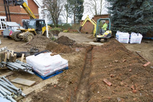 Drainage Ditch Digging in Shawnee
