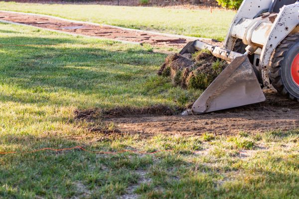 Yard Drainage Grading in Shawnee
