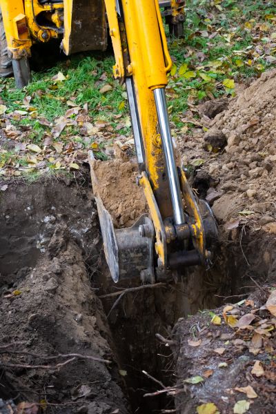 Sewer Tank Excavation in Shawnee