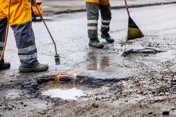 Gravel Pothole Repair in Shawnee