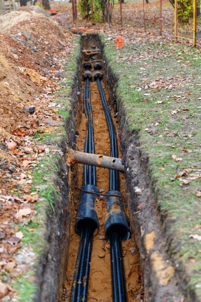 Electrical Line Excavation in Shawnee